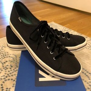 Keds Kickstart Slub Satin Black sneakers 11